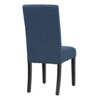 Upholstered Linen Fabric Dining Chair (Set of 2)