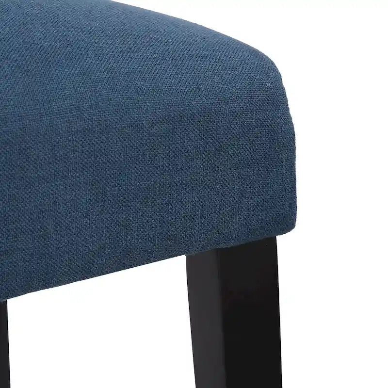 Upholstered Linen Fabric Dining Chair (Set of 2)