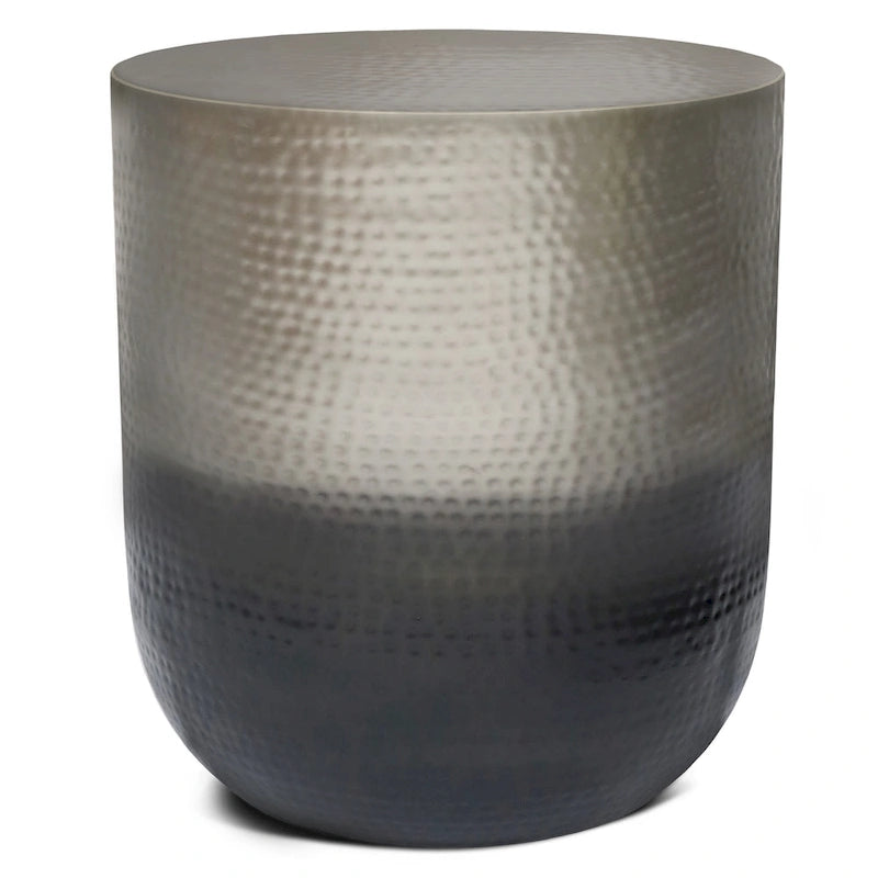 19 inch Wide Metal Metal Side Table, Fully Assembled