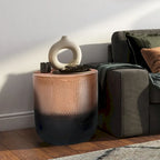 19 inch Wide Metal Metal Side Table, Fully Assembled