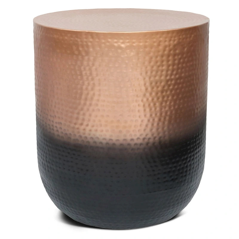 19 inch Wide Metal Metal Side Table, Fully Assembled