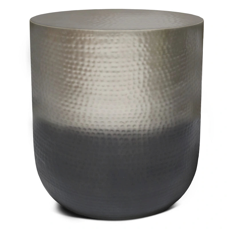 19 inch Wide Metal Metal Side Table, Fully Assembled