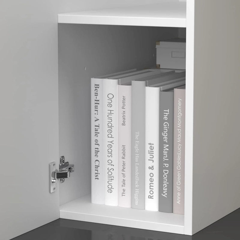 Reception Desk Counter with Adjustable Shelf Storage