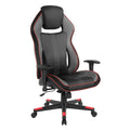Gaming Chair in Bonded Leather with Color Accents