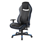 Gaming Chair in Bonded Leather with Color Accents