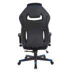 Gaming Chair in Bonded Leather with Color Accents