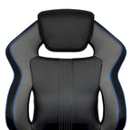 Gaming Chair in Bonded Leather with Color Accents