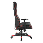 Gaming Chair in Bonded Leather with Color Accents