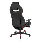 Gaming Chair in Bonded Leather with Color Accents