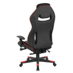 Gaming Chair in Bonded Leather with Color Accents