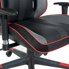Gaming Chair in Bonded Leather with Color Accents