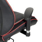 Gaming Chair in Bonded Leather with Color Accents
