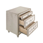 Ivory and Camel Tufted 4-piece Bedroom Set