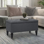 29 in. Upholstered Storage Bench