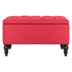 29 in. Upholstered Storage Bench