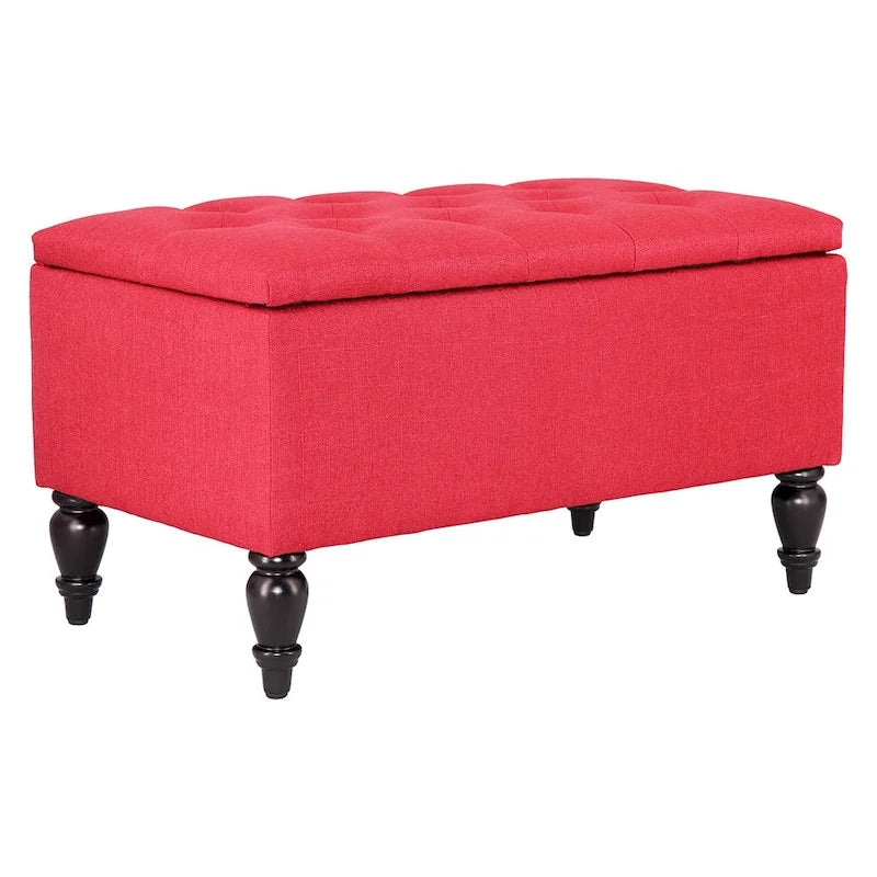 29 in. Upholstered Storage Bench