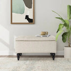 29 in. Upholstered Storage Bench