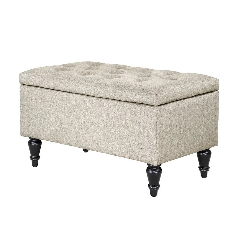 29 in. Upholstered Storage Bench
