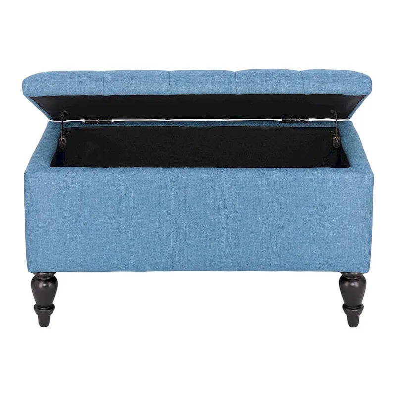 29 in. Upholstered Storage Bench