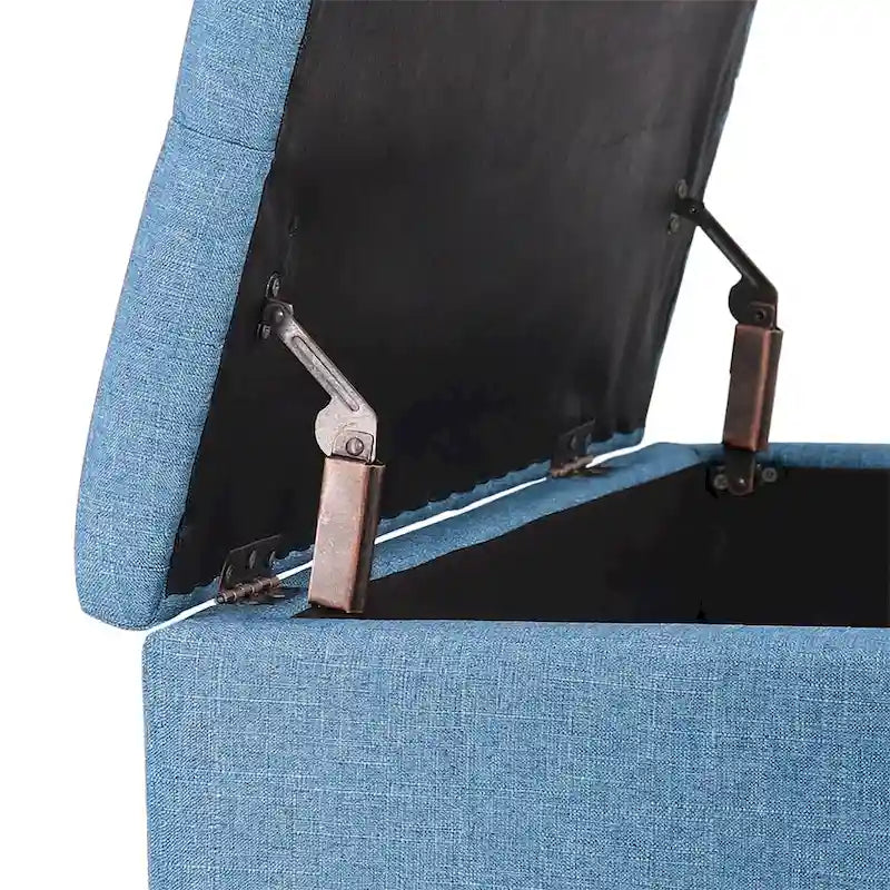 29 in. Upholstered Storage Bench