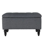29 in. Upholstered Storage Bench