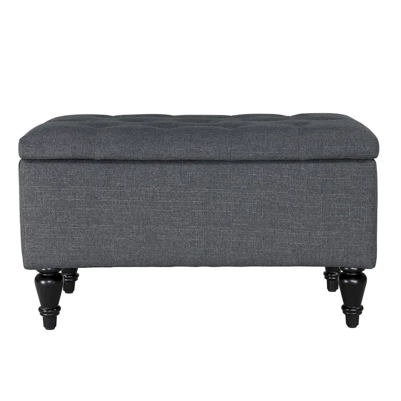 29 in. Upholstered Storage Bench