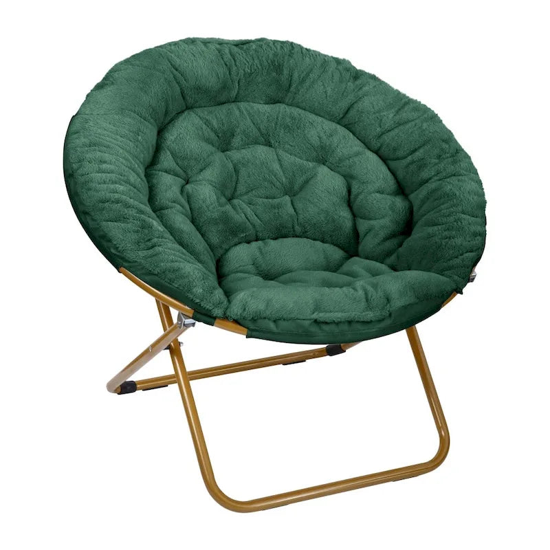 Folding XL Saucer Chair for Dorm or Bedroom