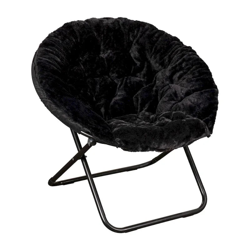 Folding XL Saucer Chair for Dorm or Bedroom