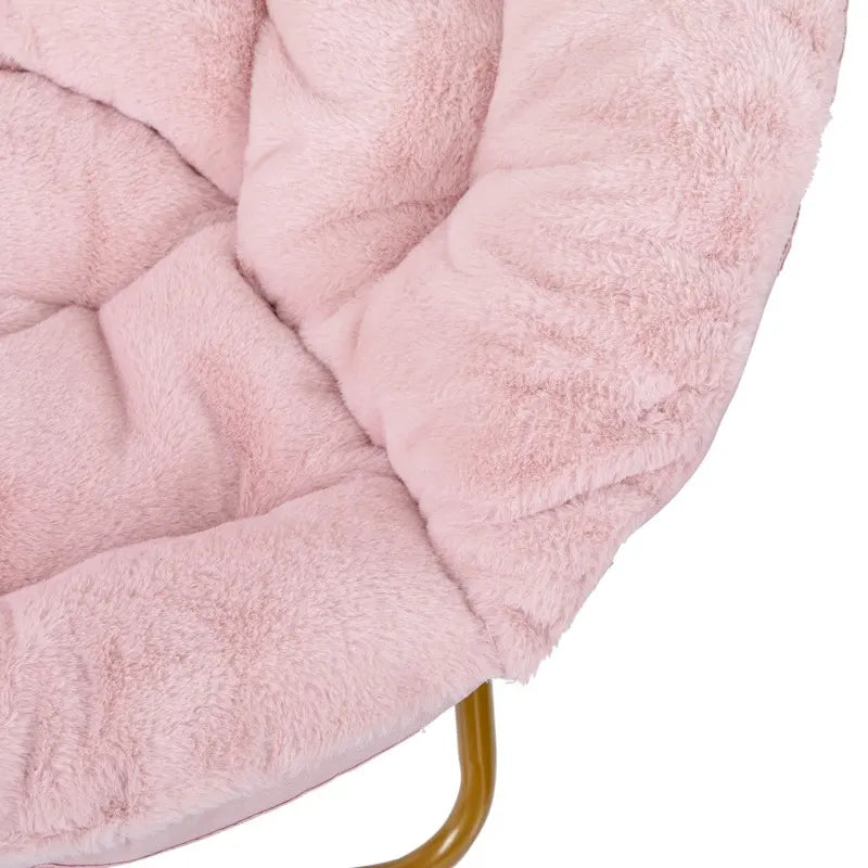 Folding XL Saucer Chair for Dorm or Bedroom