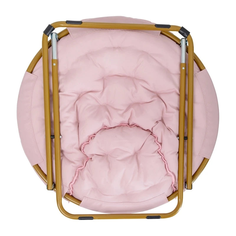 Folding XL Saucer Chair for Dorm or Bedroom