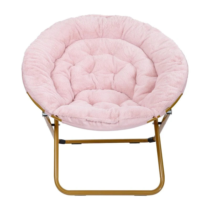 Folding XL Saucer Chair for Dorm or Bedroom