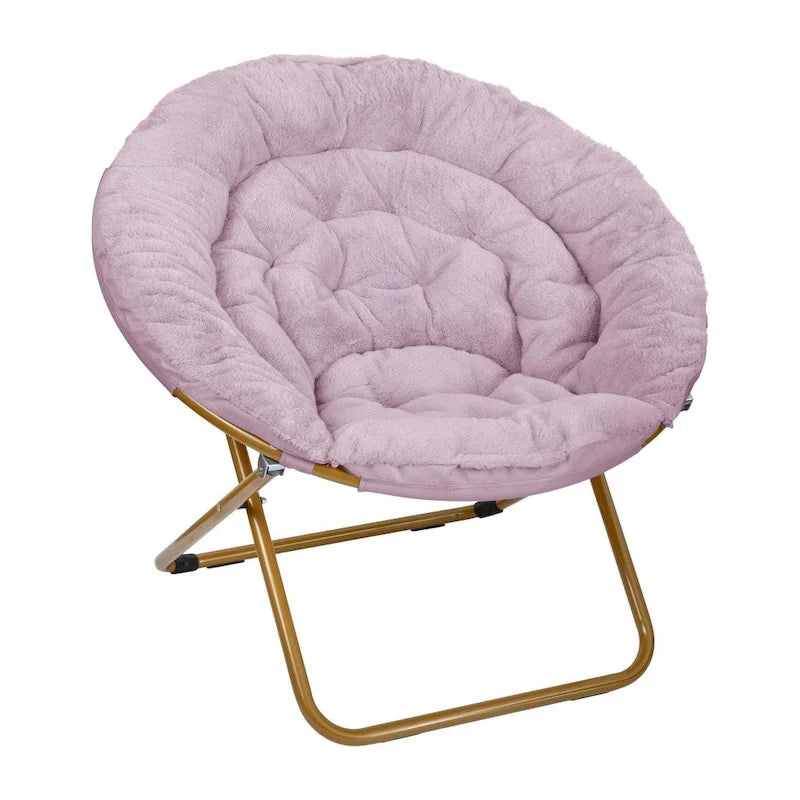 Folding XL Saucer Chair for Dorm or Bedroom