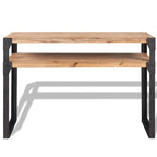Console Table Solid Acacia Wood 47.2x15.7x33.5