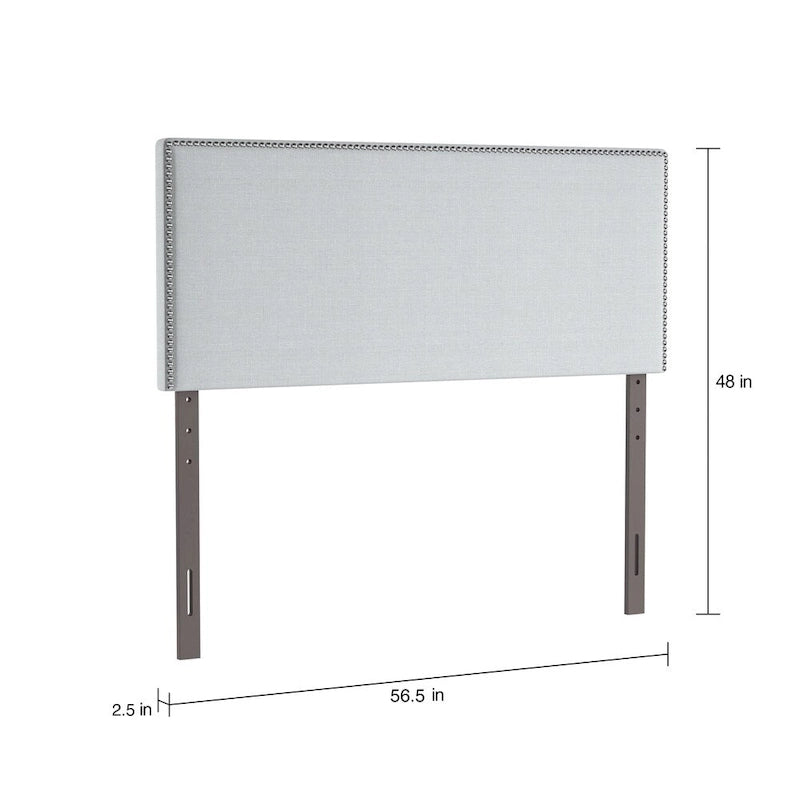 Full-size Upholstered Nailhead Headboard