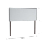 Full-size Upholstered Nailhead Headboard