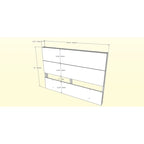 3 Piece Bedroom Set, Truffle
