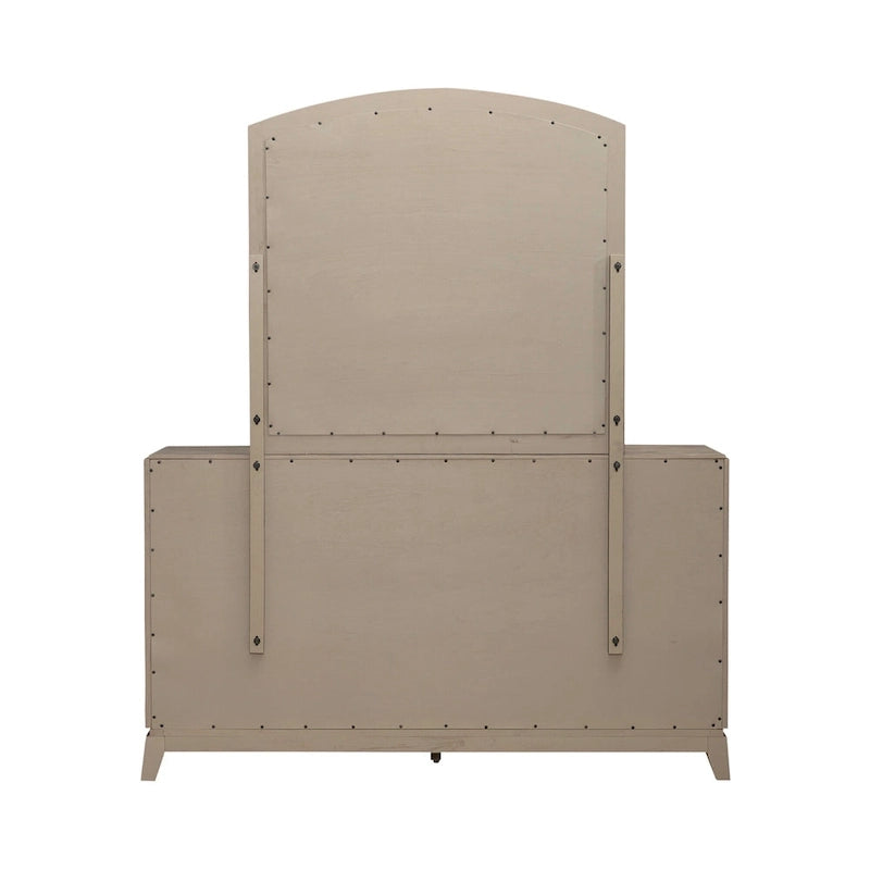Burnished Beige Oak King Panel Storage Bed Bedroom Set