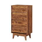 Dresser for Bedroom, 37 Tall Dresser Chest of Drawers, Hidden Drawer Handle, Storage Drawer Organizer