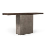 Modern Oak & Concrete Console Table