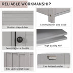 3 Doors Storage Bench with Removable Cushion and Hidden Storage Space