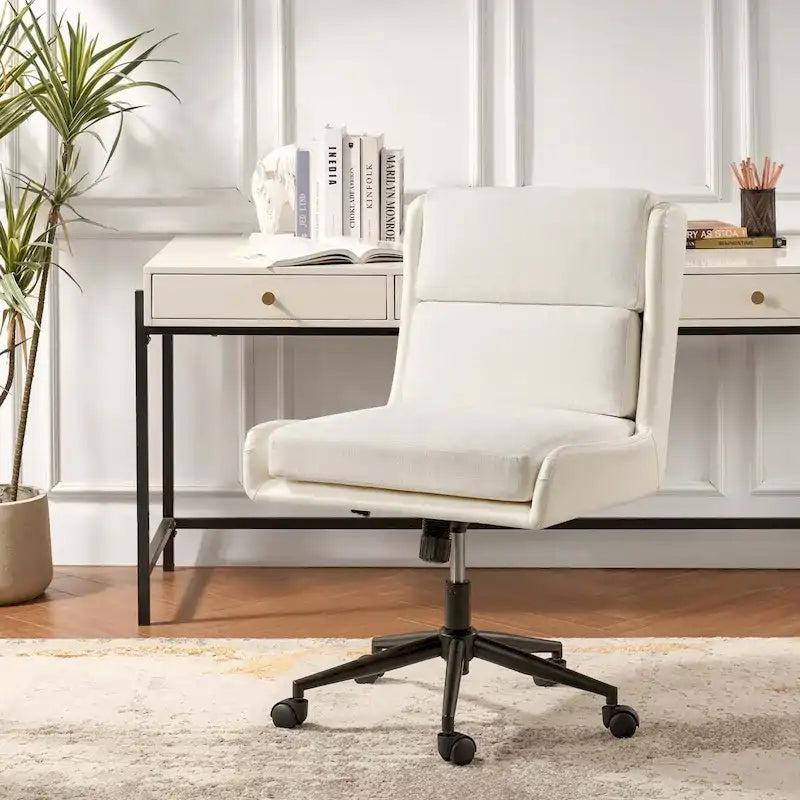 Modern Swivel Tilting Office Chair with Removable Soft Upholstery by