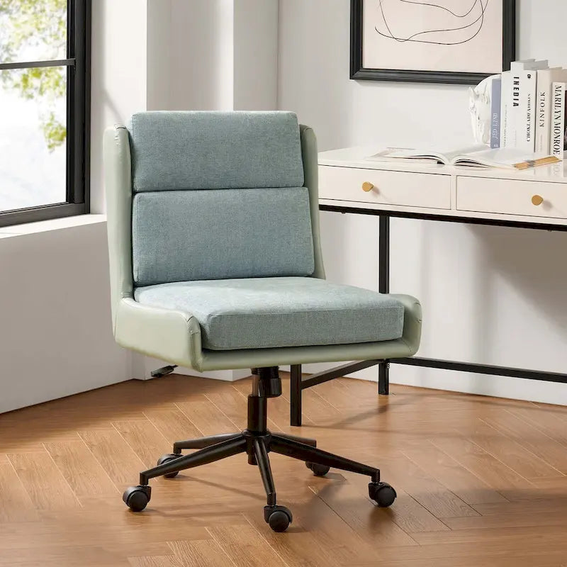 Modern Swivel Tilting Office Chair with Removable Soft Upholstery by