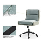 Modern Swivel Tilting Office Chair with Removable Soft Upholstery by
