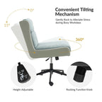 Modern Swivel Tilting Office Chair with Removable Soft Upholstery by