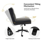 Modern Swivel Tilting Office Chair with Removable Soft Upholstery by