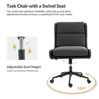 Modern Swivel Tilting Office Chair with Removable Soft Upholstery by