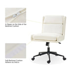 Modern Swivel Tilting Office Chair with Removable Soft Upholstery by