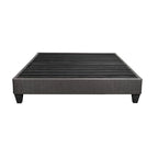 14 in. Mattress Foundation Bed Base, Platform Bed Frame, Dark Gray