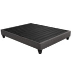 14 in. Mattress Foundation Bed Base, Platform Bed Frame, Dark Gray